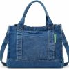 Satchel Handbags | Niction Tote Bag Women Denim Hobo Bag Satchel Bag College Bag Shoulder Bag Crossbody Bags Messenger Bag Tote Handbag 2023