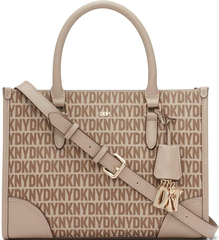 Satchel Handbags | DKNY Dkny Perri Satchel Bag, Chino/Toffee