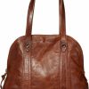 Satchel Handbags | Frye Frye Melissa Leather Domed Zip Satchel