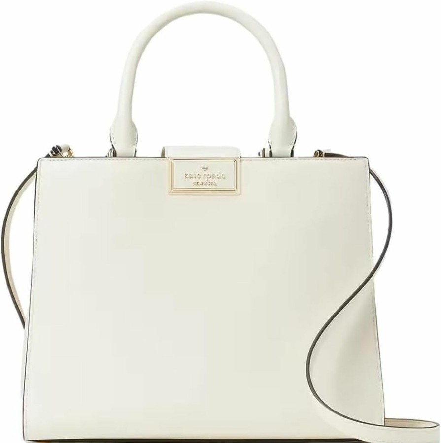 Satchel Handbags | Kate Spade New York Kate Spade New York Women'S Reegan Smooth Leather Satchel Bag, Meringue