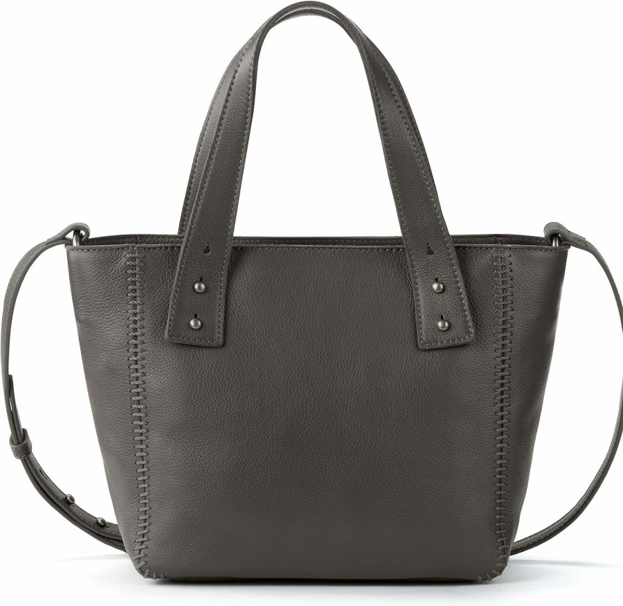 Satchel Handbags | The Sak The Sak Liv Satchel In Leather, Large Purse With Removable, Convertible Straps, Slate