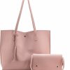 Satchel Handbags | Fateanuki Fateanuki Womens Purses And Handbags Faux Leather Pu Tote Bag Sets For Women Crossbody Bags Satchel Purse 2Pcs