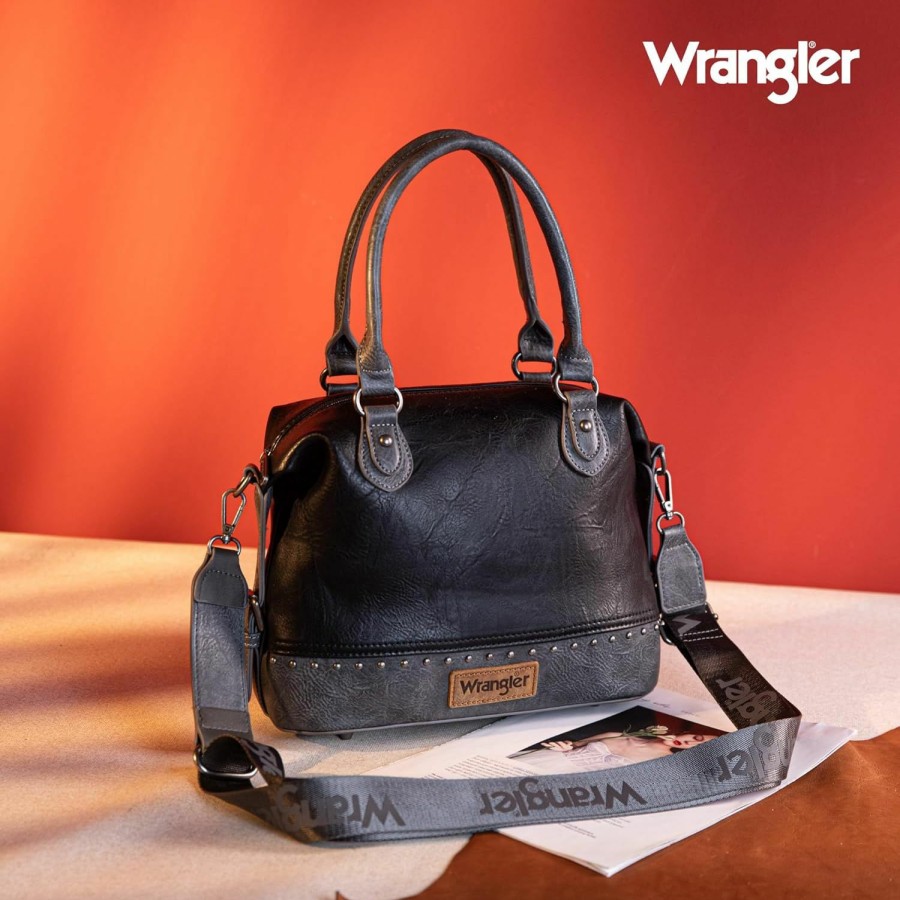 Satchel Handbags | Wrangler Wrangler Doctor Bag For Women Satchel Handbags With Wide Strap