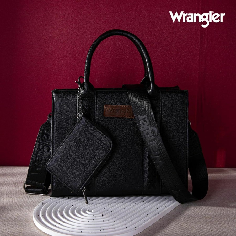 Satchel Handbags | Wrangler Wrangler Tote Bag Sets For Women 2Pcs Handbags And Card Wallet Designer Satchel Purses