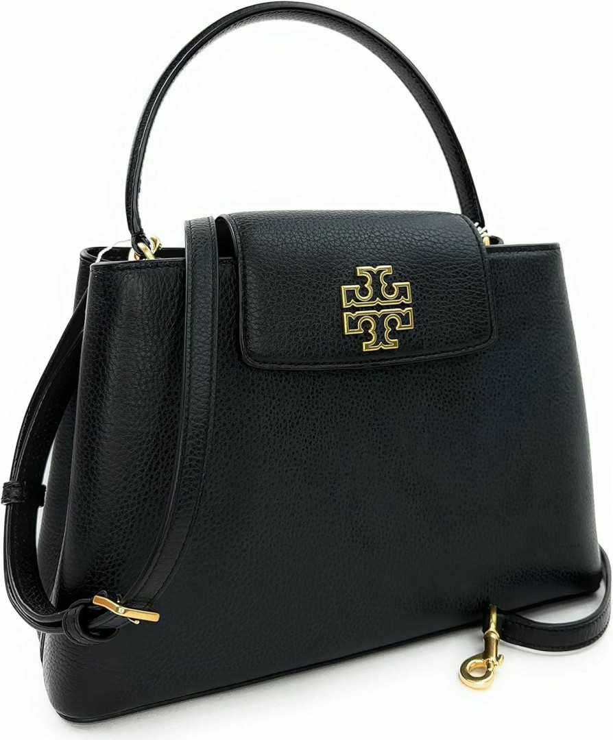 Satchel Handbags | Tory Burch Tory Burch Britten Small Satchel (Black)