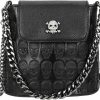 Satchel Handbags | FiveloveTwo Handbags For Women Punk Ladies Purses Pu Leather Satchel Skull Shoulder Tote Bag