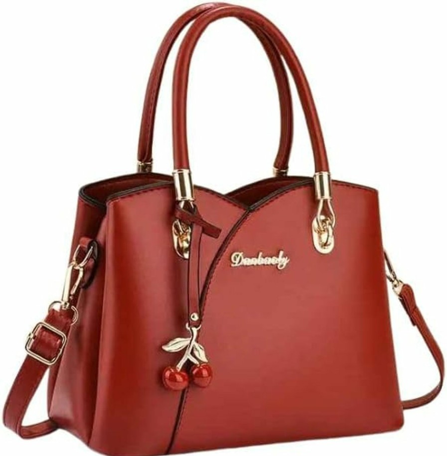 Satchel Handbags | Generic Soft Leather Versatile Shoulder Laddies Handbag