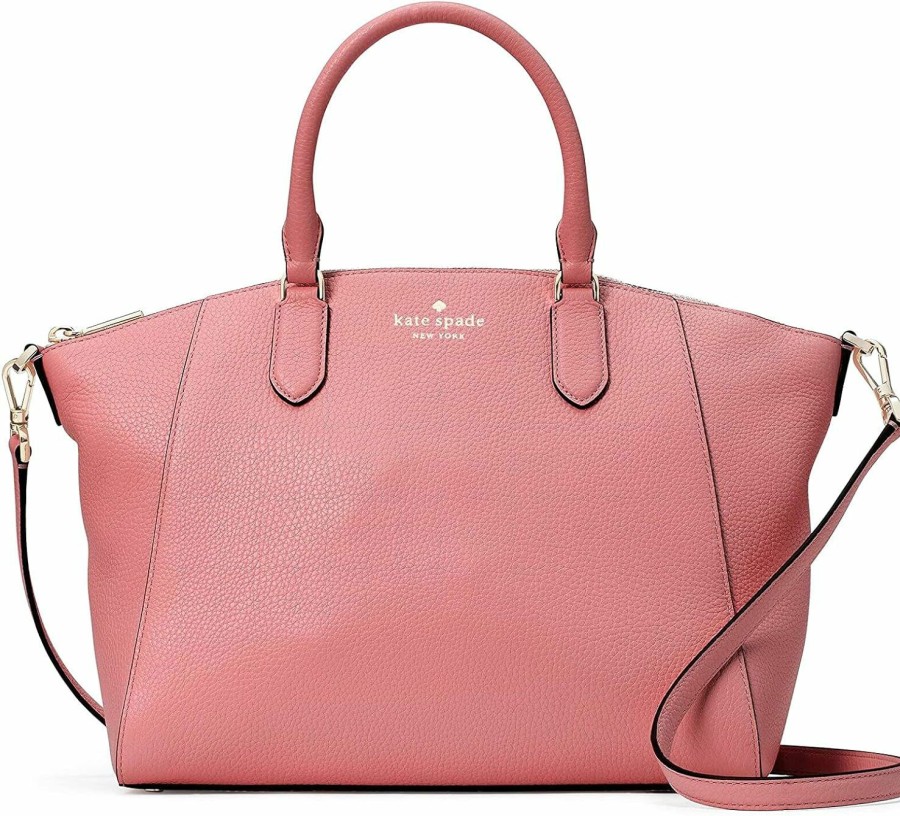 Satchel Handbags | Kate Spade New York Kate Spade Parker Medium Pebbled Leather Satchel