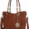 Satchel Handbags | MKF Collection Mkf Collection Shoulder Bag For Women, Pu Leather Pocketbook Top-Handle Crossbody Purse Tote Satchel Handbag