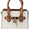 Satchel Handbags | Michael Kors Michael Kors Hamilton Xs Mini Crossbody Satchel Mk Key Lock Bag Vanilla