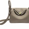 Satchel Handbags | HWHXCZYH Elegant Cowhide Lychee Mini Lindy Bag - 26 Cm/10 In Inner Handbag For Women | Leather Shoulder Handbag With Gold Buckle | Versatile & Chic