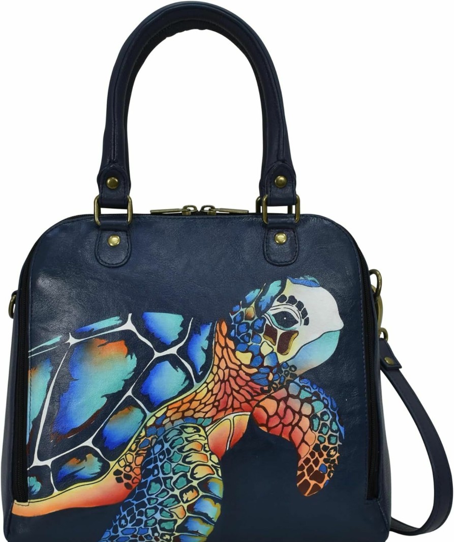 Satchel Handbags | Anna by Anuschka Anna By Anuschka Hand-Painted Leather Organizer Satchel