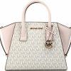 Satchel Handbags | Michael Kors Michael Michael Kors Avril Small Logo Top-Zip Satchel (Powder Blush)