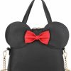 Satchel Handbags | Sunwel Fashion Sunwel Fashion Cutie Mouse Ears Bow Crossbody Bag Mini Shoulder Bag Small Dome Satchel Bag For Women