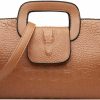 Satchel Handbags | CLARA Clara Women Crocodile Embossed Handbag Vintage Flap Tote Purse Evening Clutch Shoulder Bag