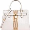 Satchel Handbags | Michael Kors Michael Kors Hamilton Medium Satchel Multi Mk Signature Vegan Leather