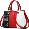 Satchel Handbags | zhongningyifeng Handbags For Women Fashion Ladies Purses Pu Leather Satchel Shoulder Tote Bags