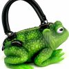 Satchel Handbags | Windy Willow Windy Willow Green Glow In The Dark Toad With Lilac Eyes - Bag Purse Satchel Handbag Crossbody Witch Frog Cottagecore Goblincore Dark Gothic Aesthetic