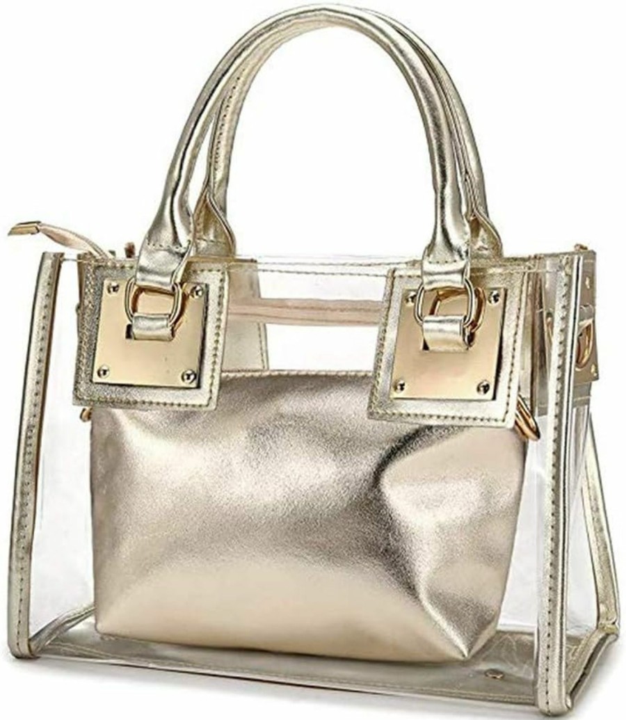 Satchel Handbags | AlwaySky Alwaysky Women Transparent Shoulder Crossbody Bag, 2 In 1 Designer Fashion Handbag Purse